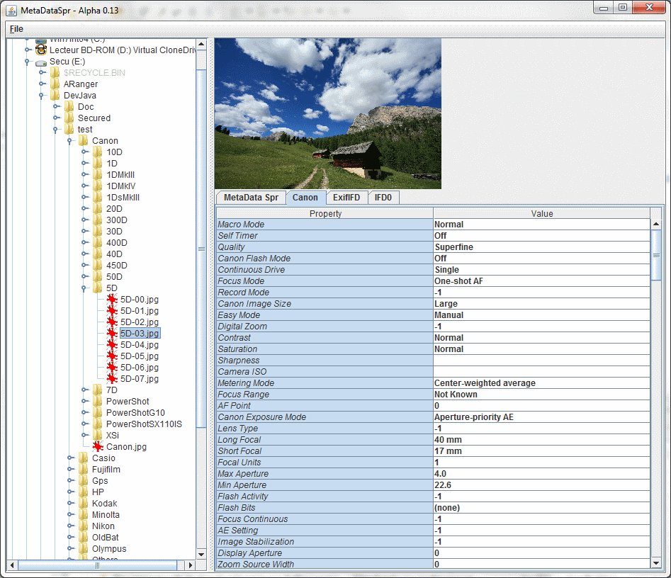 MetaData SPR in GUI mode